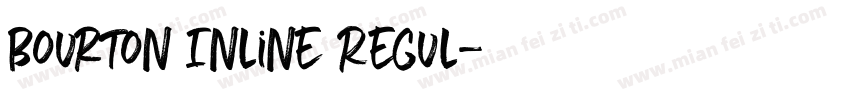 Bourton Inline Regul字体转换